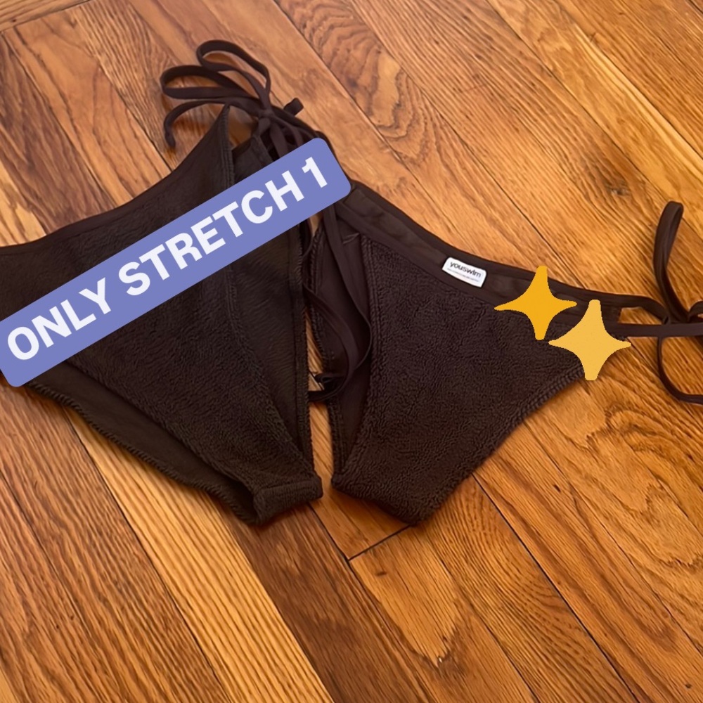 Youswim Espresso Stretch 1 Side Tie Bottoms